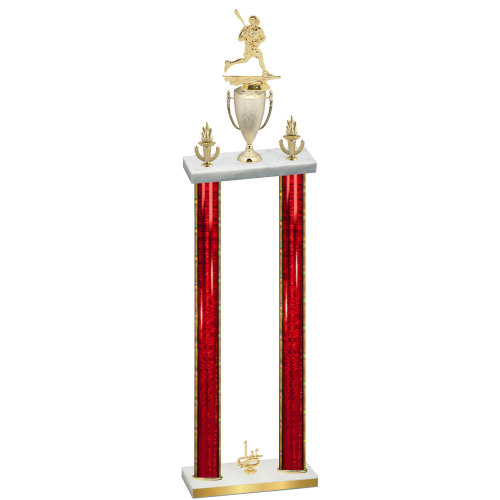 Double Red Glacier First Place Lacrosse Trophy