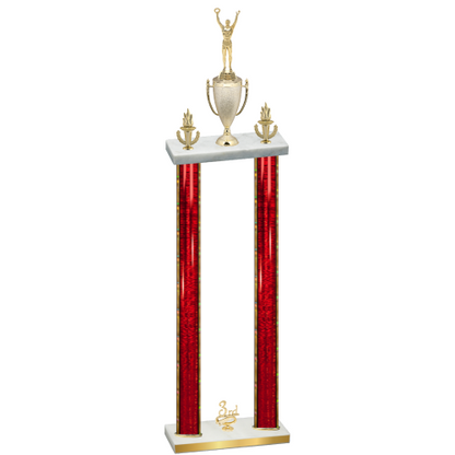 Double Red Glacier Third Place Victory Trophy