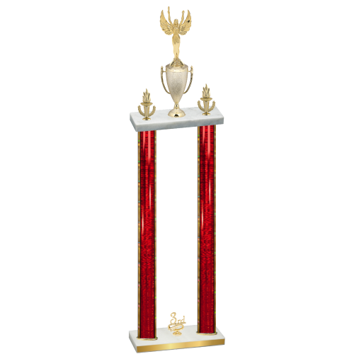 Double Red Glacier Third Place Victory Trophy