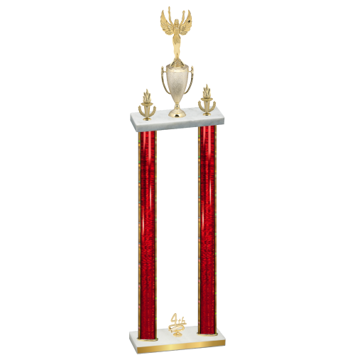 Double Red Glacier Fourth Place Victory Trophy