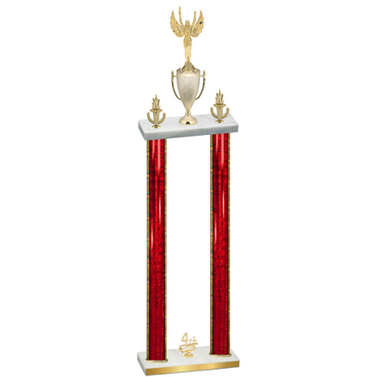 Double Red Glacier Fourth Place Victory Trophy