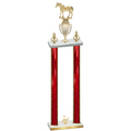 Double Red Glacier Second Place Horses Trophy