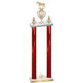 Double Red Glacier First Place Horses Trophy