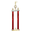Double Red Glacier Fourth Place Archery Trophy