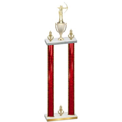 Double Red Glacier Victory Archery Trophy