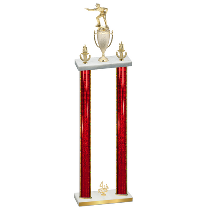 Double Red Glacier Fourth Place Shooter Trophy