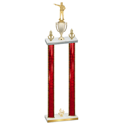 Double Red Glacier Fourth Place Shooter Trophy