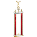 Double Red Glacier Fourth Place Weights Trophy