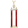 Double Red Glacier Year Weights Trophy