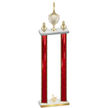 Double Red Glacier Third Place Chess Trophy