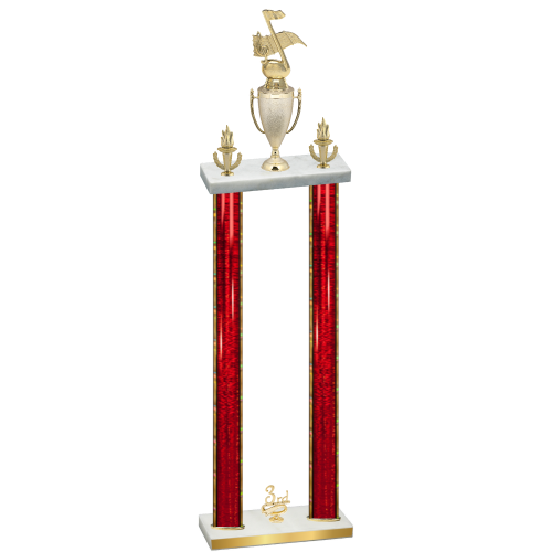 Double Red Glacier Third Place Music Trophy