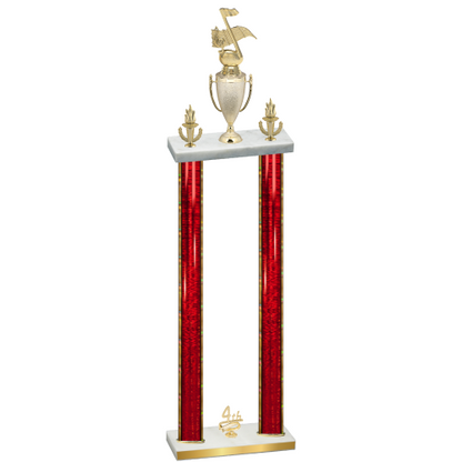 Double Red Glacier Fourth Place Music Trophy