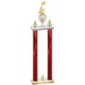 Double Red Glacier Year Golf Trophy