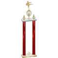 Double Red Glacier Fourth Place Karate Trophy