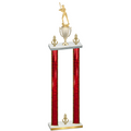Double Red Glacier Victory Softball Trophy