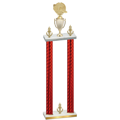 Double Red Carbon Fiber Victory Running Trophy