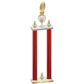 Double Red Carbon Fiber Victory Football Trophy
