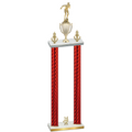 Double Red Carbon Fiber Year Swimming Trophy