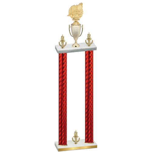 Double Red Carbon Fiber Victory Swimming Trophy