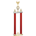Double Red Carbon Fiber Fourth Place Victory Trophy