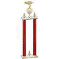 Double Red Carbon Fiber Victory Cars Trophy