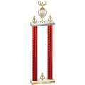 Double Red Carbon Fiber Victory Academics Trophy