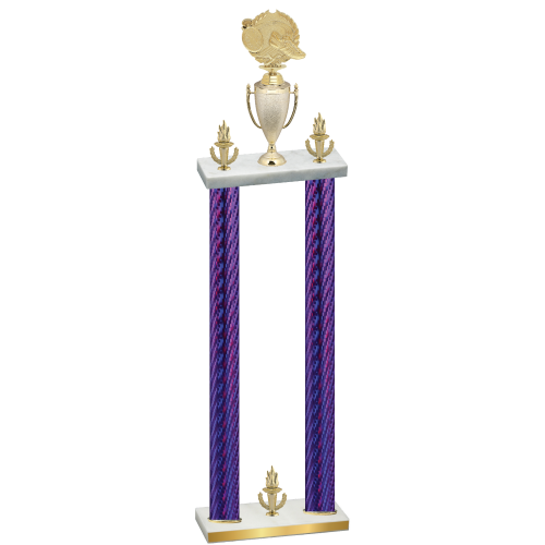 Double Purple Carbon Fiber Victory Running Trophy