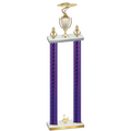 Double Purple Carbon Fiber Second Place Cars Trophy