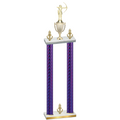 Double Purple Carbon Fiber Victory Archery Trophy