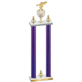 Double Purple Carbon Fiber Victory Fishing Trophy