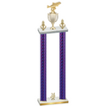 Double Purple Carbon Fiber Year Fishing Trophy