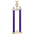 Double Purple Carbon Fiber Fourth Place Academics Trophy
