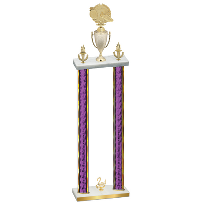 Double Purple Glacier Second Place Running Trophy