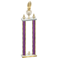 Double Purple Glacier Year Football Trophy