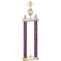 Double Purple Glacier First Place Wrestling Trophy