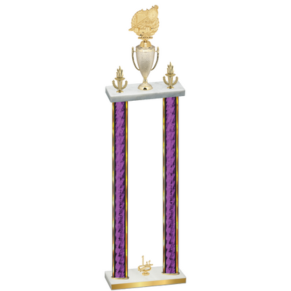 Double Purple Glacier First Place Swimming Trophy