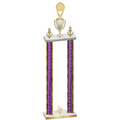 Double Purple Glacier Third Place Insert Trophy