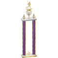 Double Purple Glacier Fourth Place Lacrosse Trophy