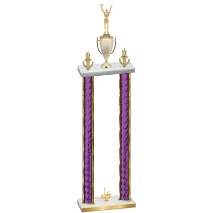 Double Purple Glacier First Place Victory Trophy