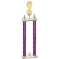 Double Purple Glacier Year Pickleball Trophy