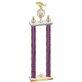 Double Purple Glacier First Place Fishing Trophy