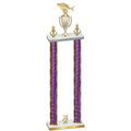 Double Purple Glacier Year Fishing Trophy