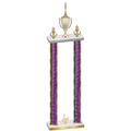 Double Purple Glacier Third Place Chess Trophy