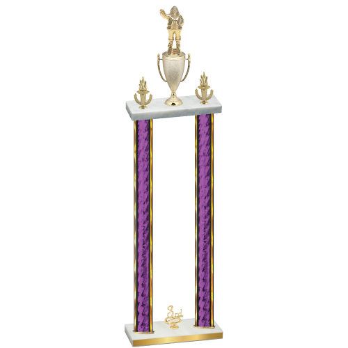 Double Purple Glacier Third Place Holiday Trophy