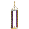 Double Purple Glacier First Place Majorette Trophy