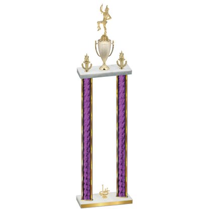 Double Purple Glacier First Place Majorette Trophy