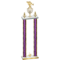 Double Purple Glacier First Place Fishing Trophy