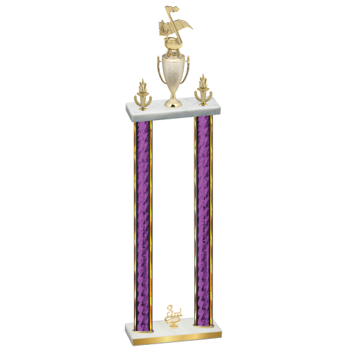 Double Purple Glacier Third Place Music Trophy