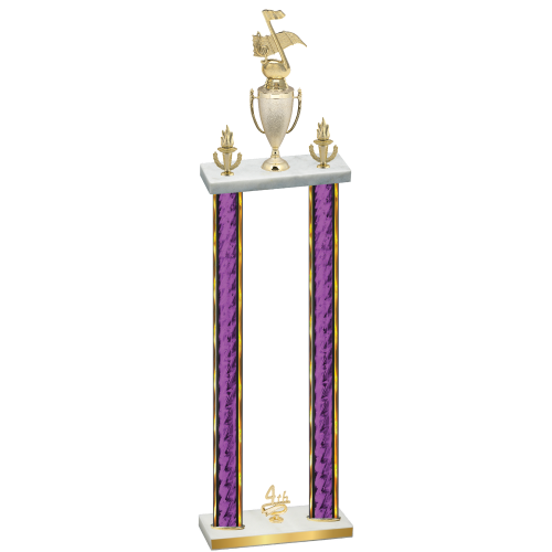 Double Purple Glacier Fourth Place Music Trophy