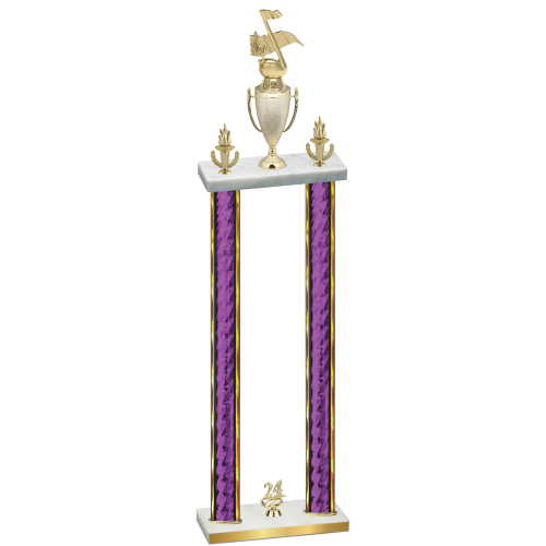 Double Purple Glacier Year Music Trophy